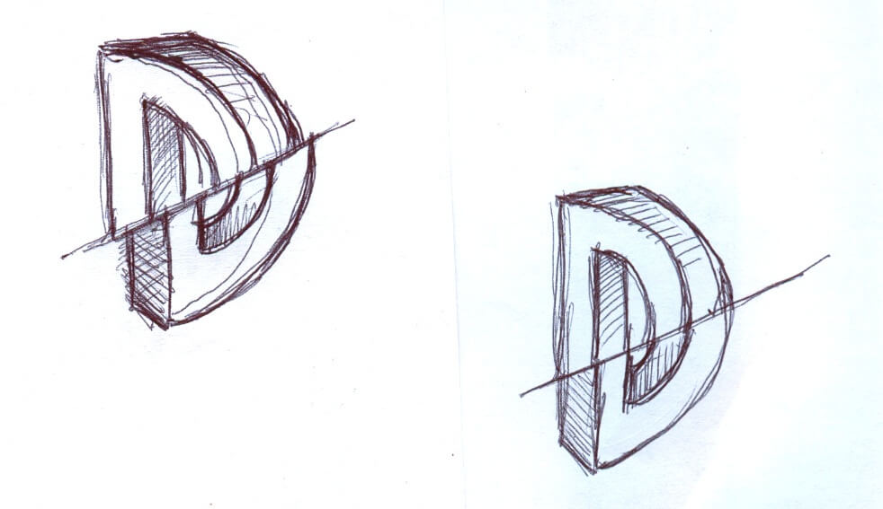 Sketch by Johanna Drucker